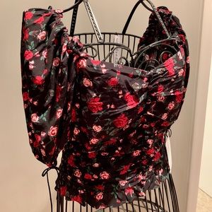 For Love & Lemons Tainted Top